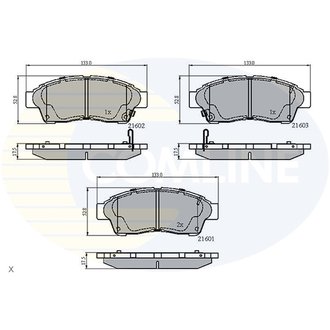 CBP3260 Comline CBP3260 Comline - Тормозные колодки до дисків