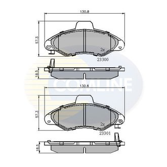 CBP3393 Comline CBP3393 Comline - Тормозные колодки до дисків