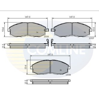 CBP3481 Comline CBP3481 Comline - Тормозные колодки до дисків