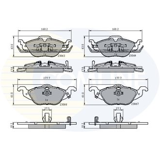 CBP3584 Comline CBP3584 Comline - Тормозные колодки до дисків