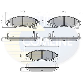 CBP3893 Comline CBP3893 Comline - Тормозные колодки до дисків