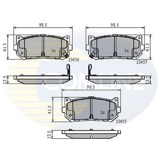 CBP3906 Comline CBP3906 Comline - Тормозные колодки до дисків