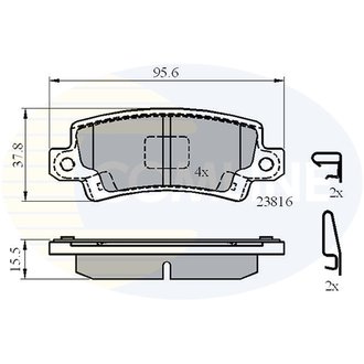 CBP3942 Comline CBP3942 Comline - Тормозные колодки до дисків