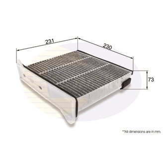 EKF349A Comline EKF349A Comline - Фільтр салону ( аналогWP9313/LAK485 )