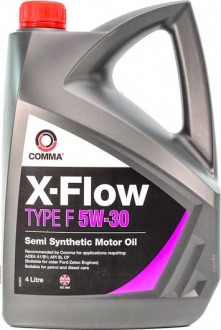 XFF4L COMMA Масло моторное Comma X-Flow Type F 5W-30 (4 л)