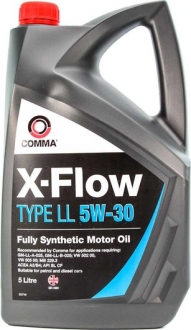 XFLL5L COMMA Масло моторное Comma X-Flow Type LL 5W-30 (5 л)