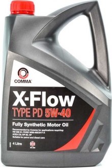 XFPD4L COMMA Масло моторное Comma X-Flow Type PD 5W-40 (4 л)