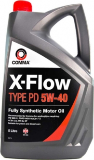 XFPD5L COMMA Масло моторное Comma X-Flow Type PD 5W-40 (5 л)