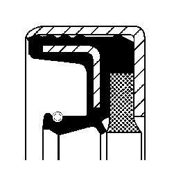 12016507B CORTECO Сальник заднего моста (полуоси)