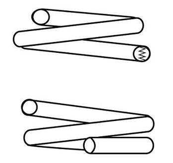 14871640 CS Germany Пружина передня Volvo C30 06-12/S40 05-12/V50 05-12