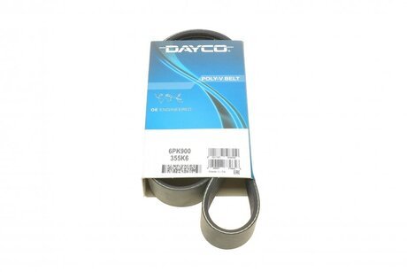 6PK900 DAYCO Пас привідний с довжиною кола понад 60см, але не більш як 180см