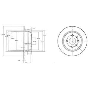 Тормозний диск Delphi BG2635