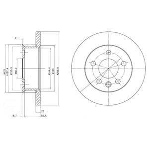 BG2716 Delphi Тормозной диск