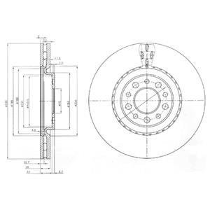 BG3993 Delphi Тормозной диск
