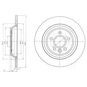 Гальмiвнi диски Delphi BG4239C