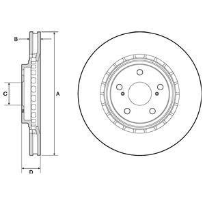 BG4691C Delphi Тормозной диск