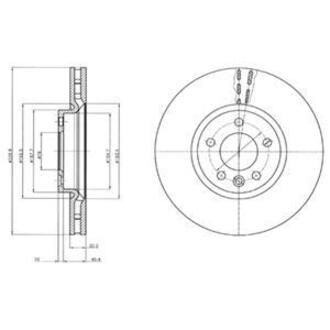 BG9106 Delphi DELPHI VW диск тормозной передн.T5,6 09-