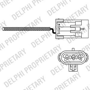 ES10988-12B1 Delphi Датчик кисню