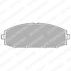 LP1305 Delphi Тормозные КОЛОДКИ, ДИСКОВі