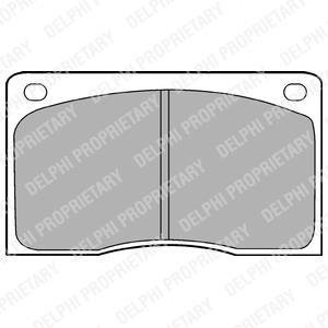 LP132 Delphi Тормозные(тормозні) колодки