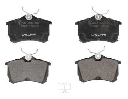 LP1626 Delphi Комплект гальмівних колодок с 4 шт. дисків