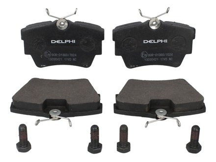 LP1745 Delphi Комплект гальмівних колодок с 4 шт. дисків