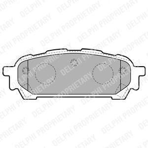 LP1822 Delphi Гальмiвнi колодки дисковi
