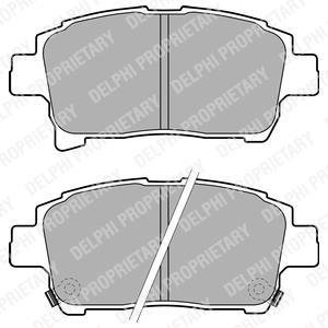 Гальмівні колодки, дискові Delphi LP1896