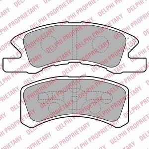 LP1918 Delphi Комплект гальмівних колодок - дискові
