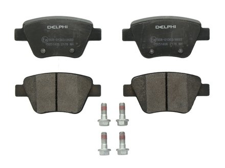 LP2178 Delphi Комплект гальмівних колодок с 4 шт. дисків