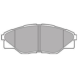 LP2496 Delphi Комплект гальмівних колодок с 4 шт. дисків
