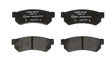 LP2502 Delphi Комплект гальмівних колодок с 4 шт. дисків