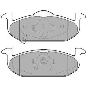 LP2695 Delphi Дисковые тормозные колодки, комплект