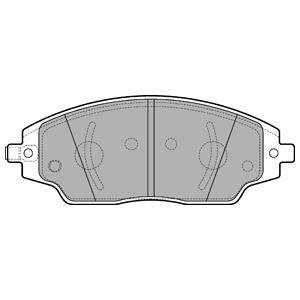 LP3192 Delphi Тормозные КОЛОДКИ, ДИСКОВі