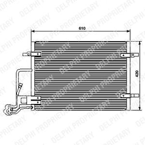 TSP0225453 Delphi Радиатор кондиционера
