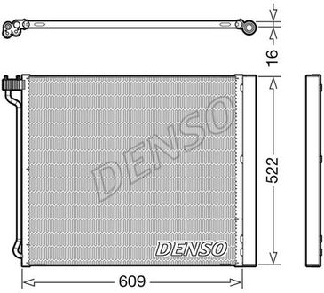 DCN05034 DENSO Радиатор кондиціонера