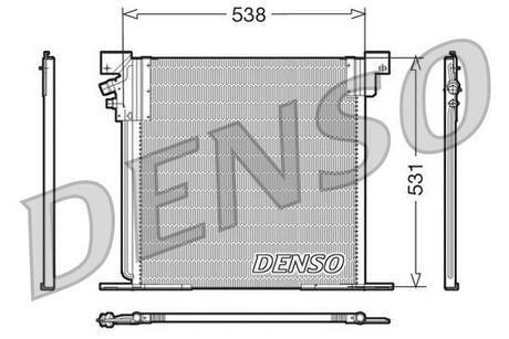 DCN17030 DENSO Радиатор кондиціонера