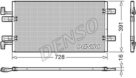 DCN20019 DENSO Радиатор кондиціонера