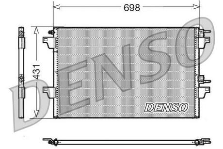 DCN23022 DENSO Радиатор кондиціонера