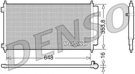 DCN40010 DENSO Конденсатор, кондиционер