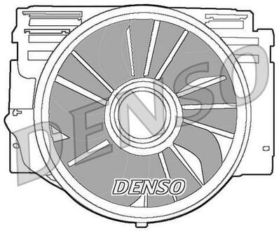 DER05007 DENSO Вентилятор радіатора