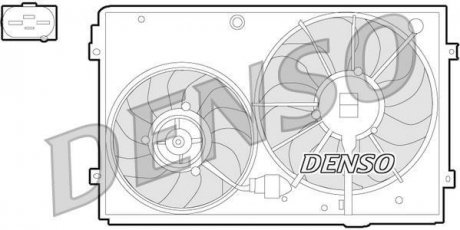 DER32011 DENSO Вентилятор радіатора