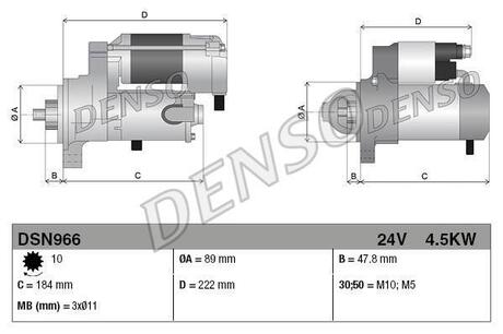 DSN966 DENSO Стартер