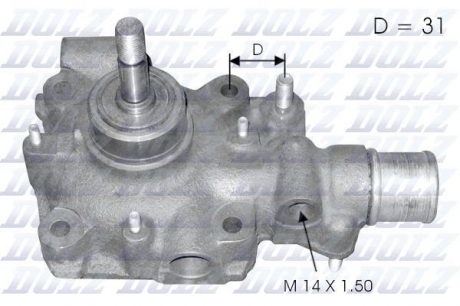 B114 DOLZ Водяний насос