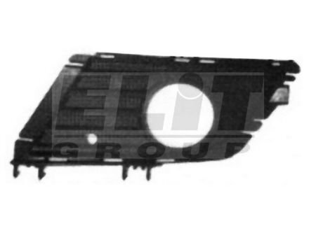 KH50239921 ELIT Решетка бампера переднего левая с отв. для противотуанок 11/03-