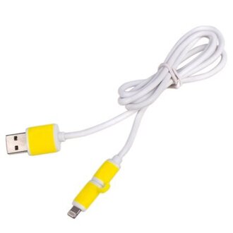 UNI VLCP-001Y ELIT Кабель PULSO USB - Micro USB/Apple 1m yellow (круглый)