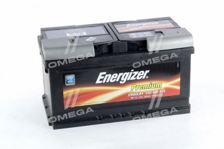 580 406 074 Energizer Аккумулятор 80ah-12v energizer prem.(315х175х175), r,en740