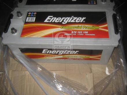 670 103 100 Energizer Аккумулятор 170ah-12v energizer cp (513х223х223), l,en1000