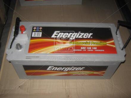 680 108 100 Energizer Аккумулятор 180Ah-12v Energizer CP (513х223х223), L,EN1000