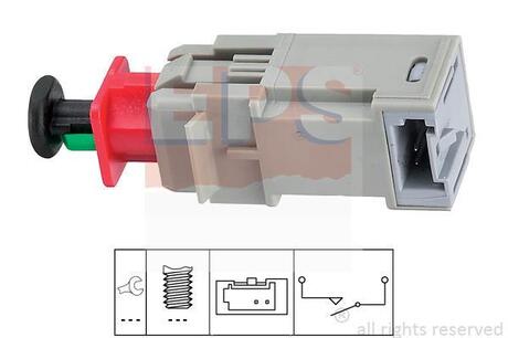 1.810.207 EPS Датчик стоп-сигналу Fiat/Opel/Suzuki/SAAB